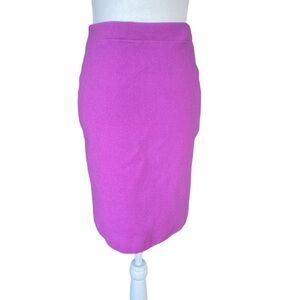 J. Crew 100% Wool Pencil Skirt Size 2